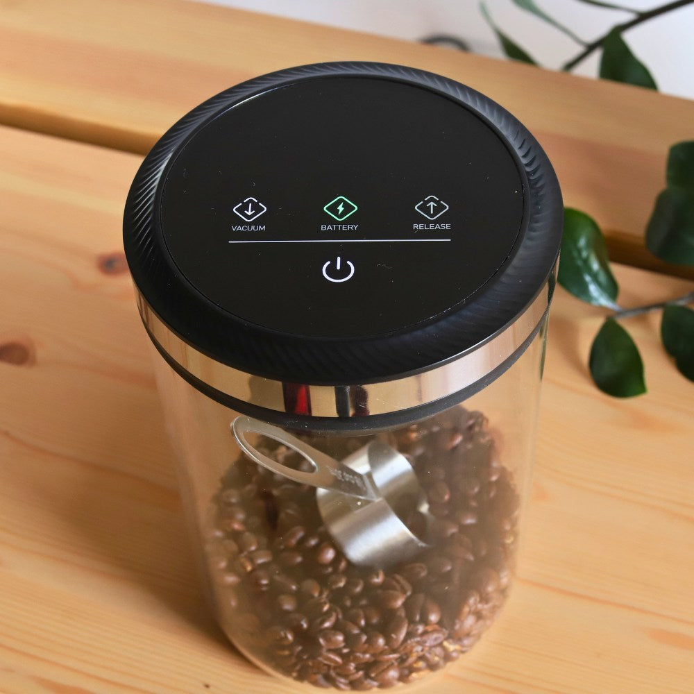 Electric Vacuum Coffee Canister